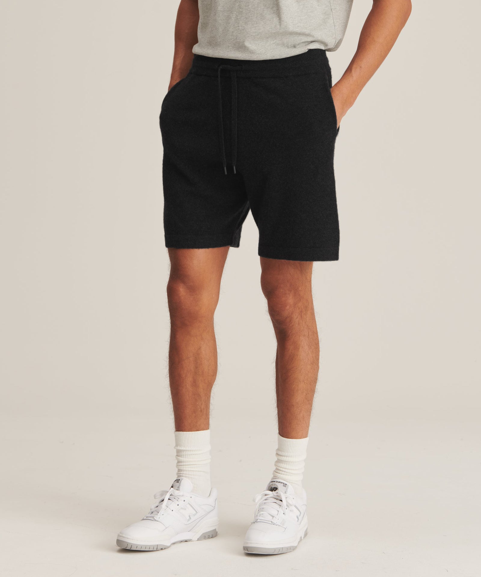 ニット/セーター ebure Cashmere High Gauge Shorts extreme cashmere knit shorts – n450 bummy – extreme cashmere x