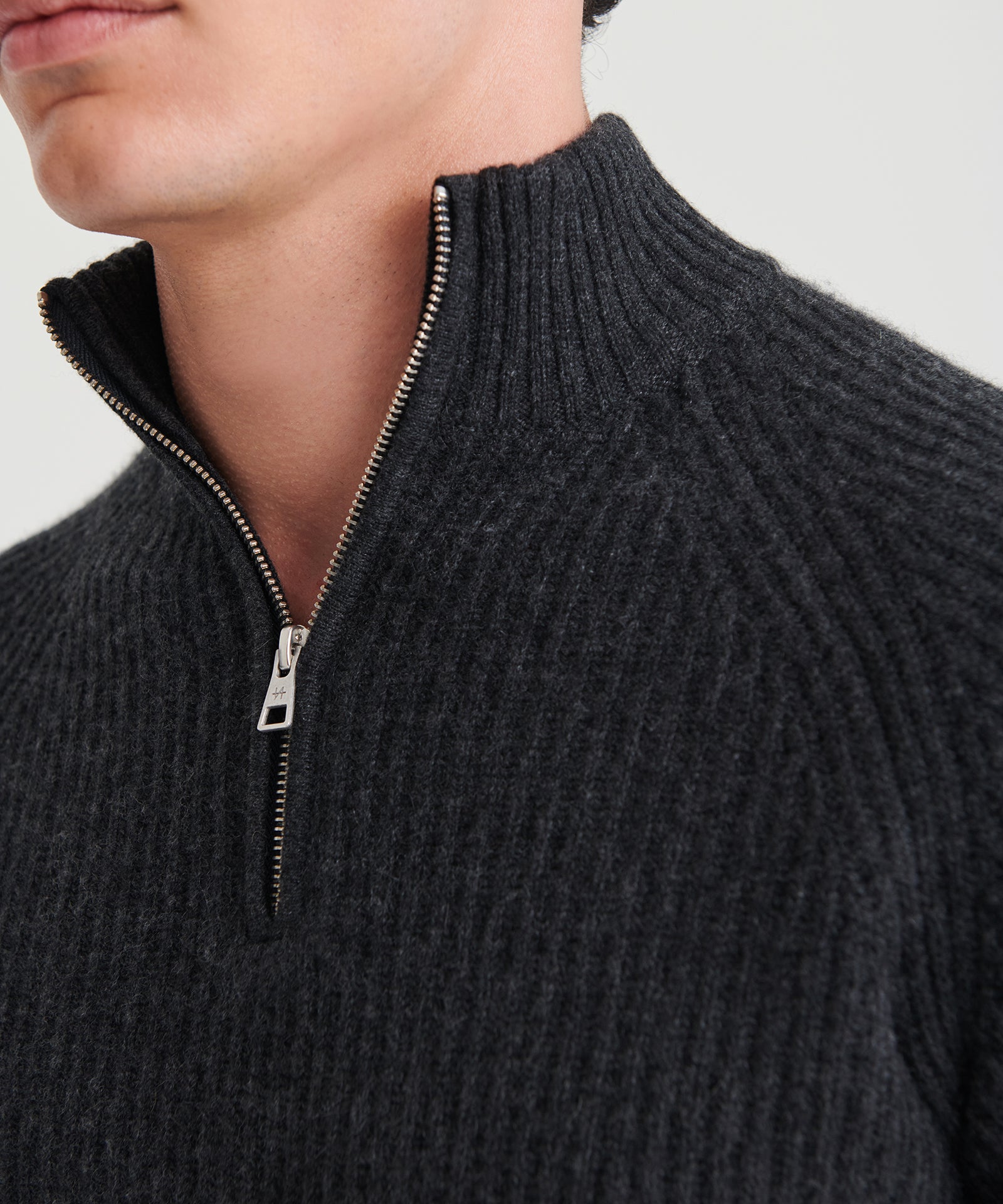 Luxe Cashmere Fisherman Quarter Zip – NAADAM