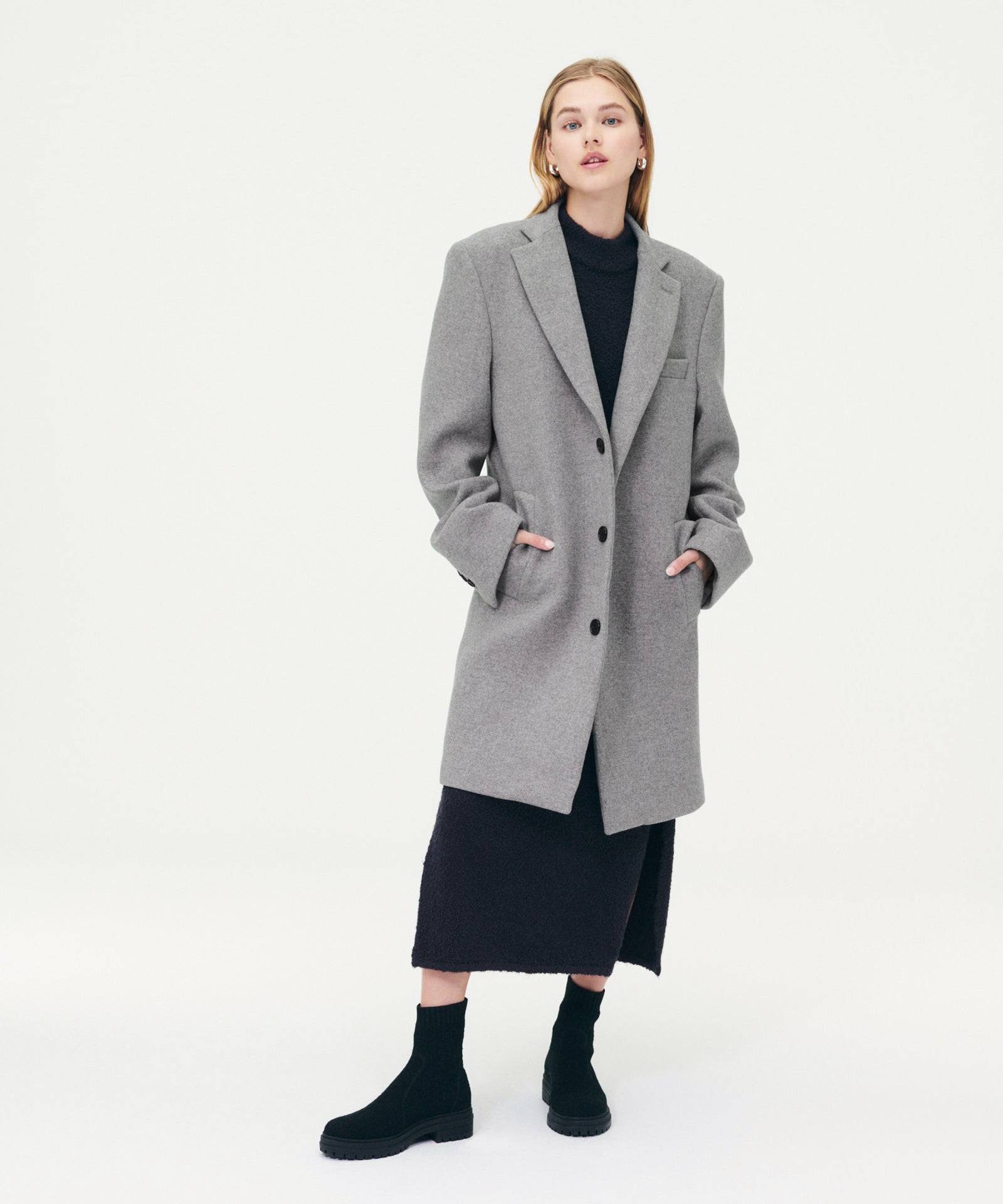 Reclaimed Cashmere Tailored Coat – NAADAM