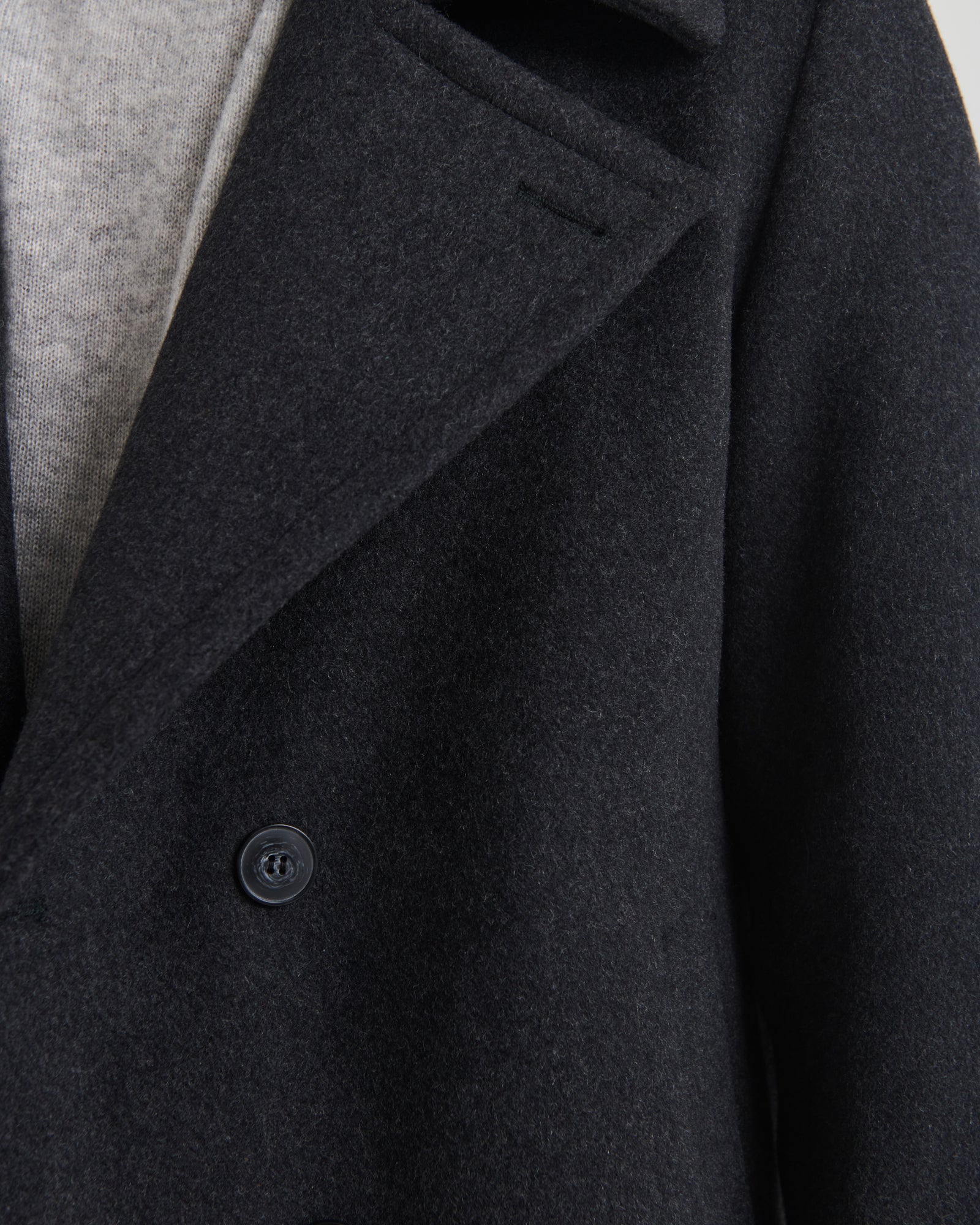【archive】90's WOOL DOUBLE BREASTED COAT Italian Vintage Circa 90s Pure Wool Double Breasted Coat - M