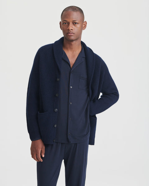 Super Luxe Cashmere Fisherman Shawl Cardigan – NAADAM