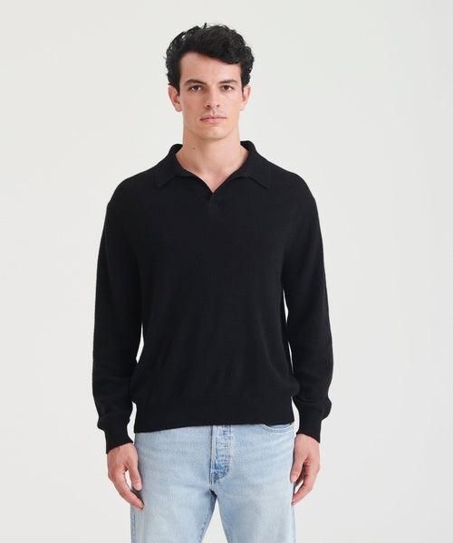 Lightweight Cashmere Relaxed Polo – NAADAM