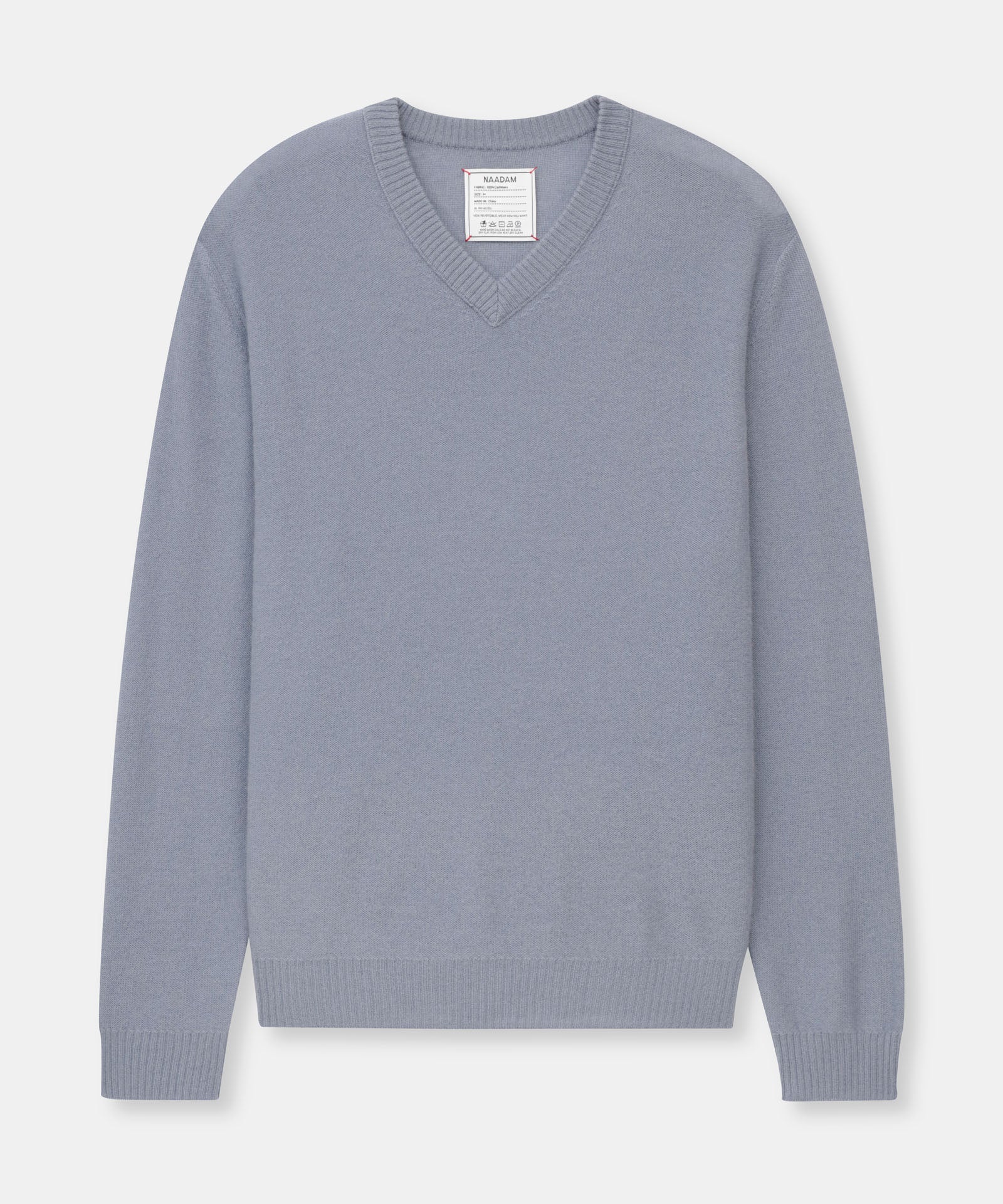 トップス OVY x GHbM REVERSIBLE CASHMERE Lightweight Reversible Cashmere V-Neck Sweater – NAADAM