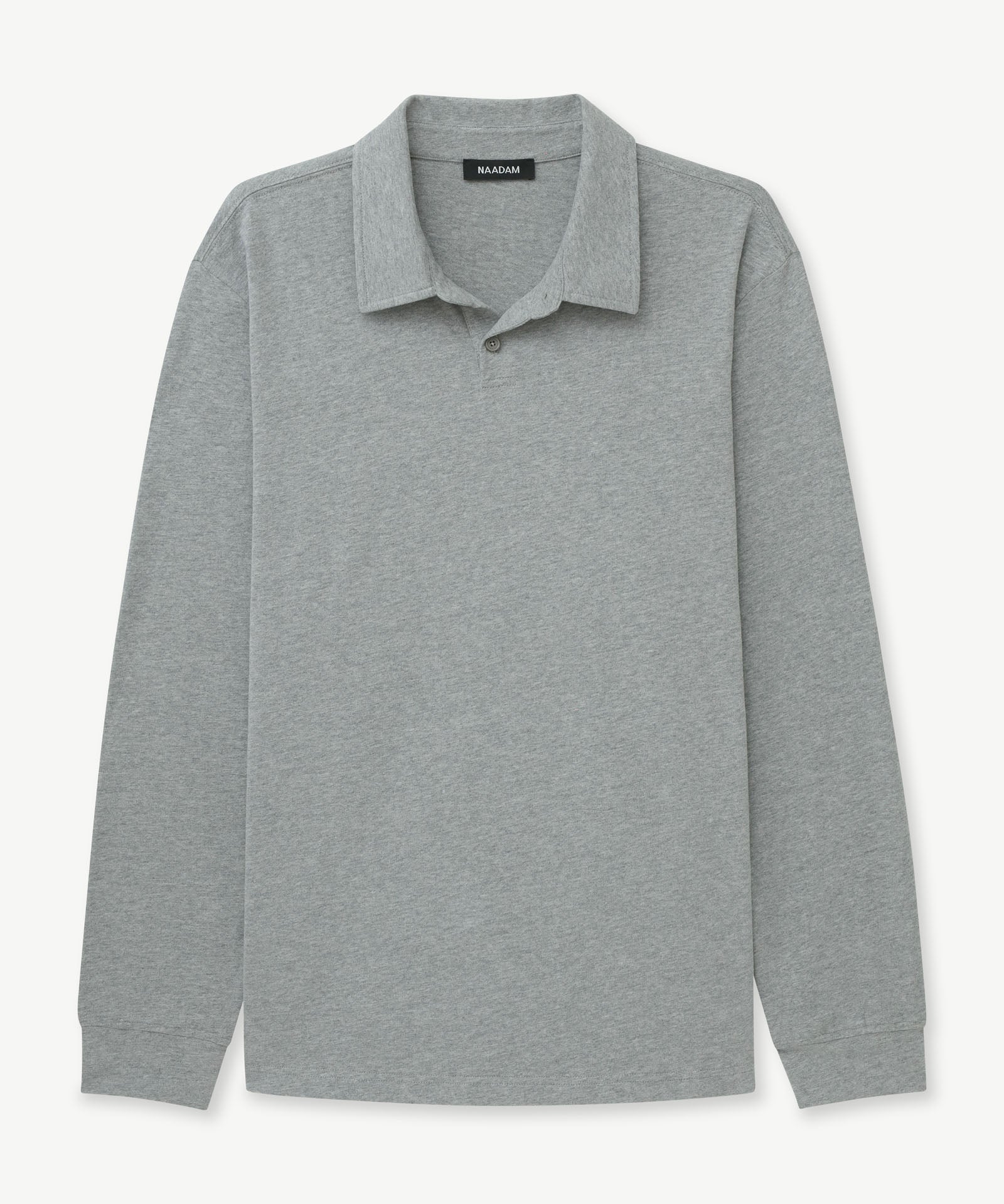 The Long Sleeve Polo Tee – NAADAM