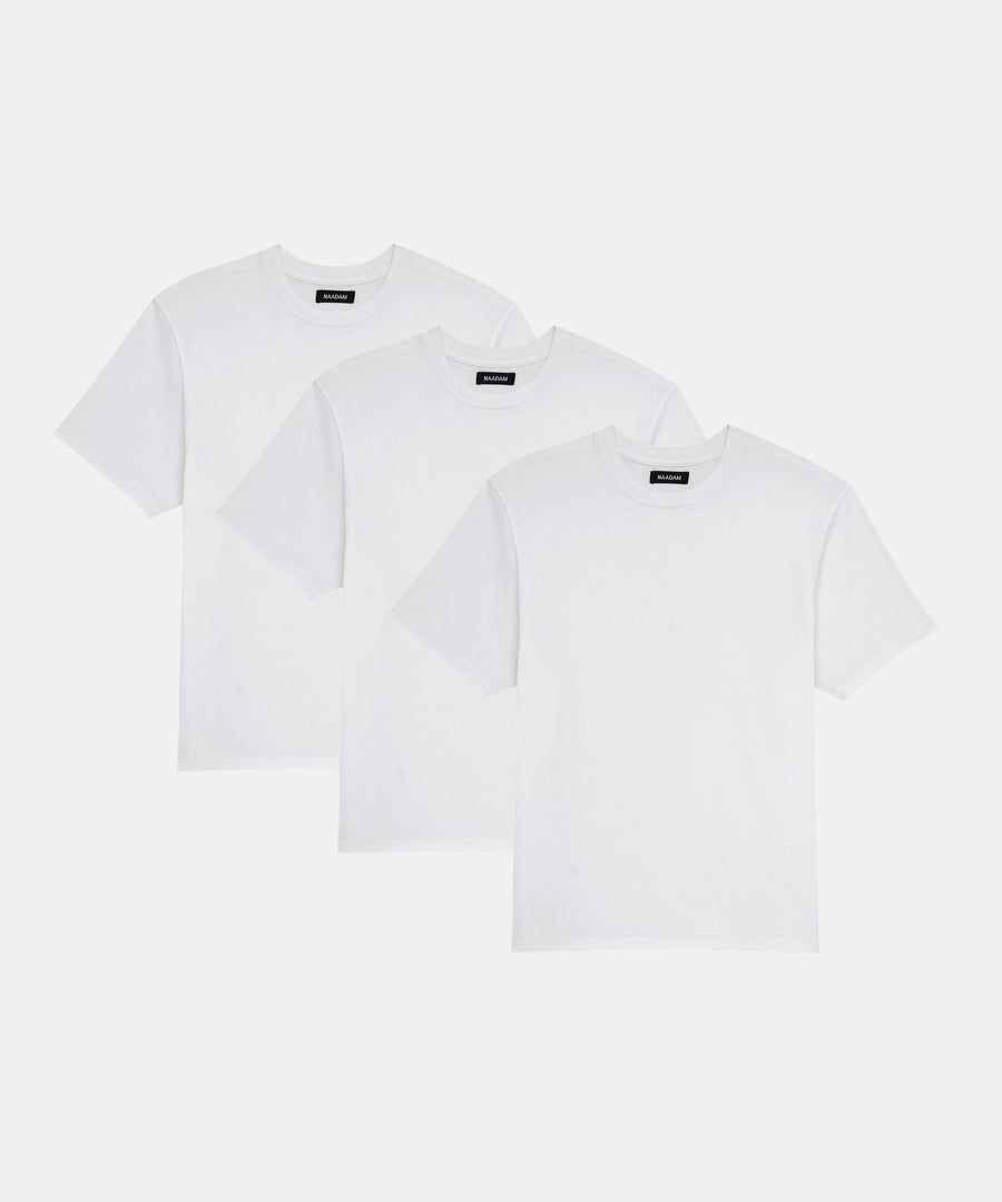 3-Pack Lightweight Brushed Cotton Tee