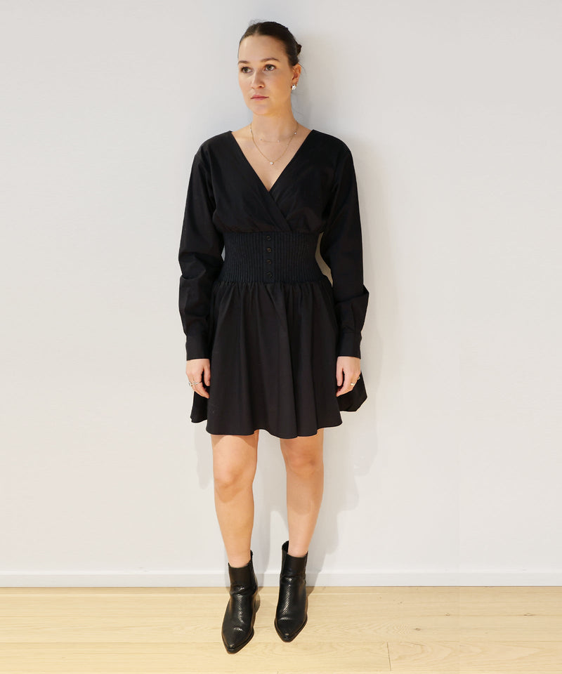 naadam wrap dress Slate Blue / S 47