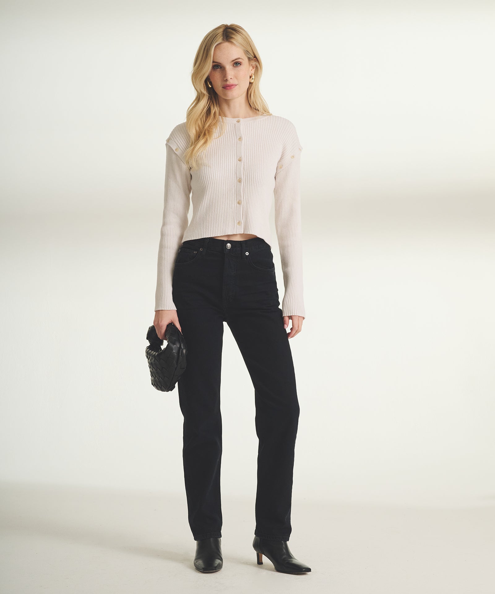 Cotton Cashmere Marled Convertible Sleeve Cardigan – NAADAM