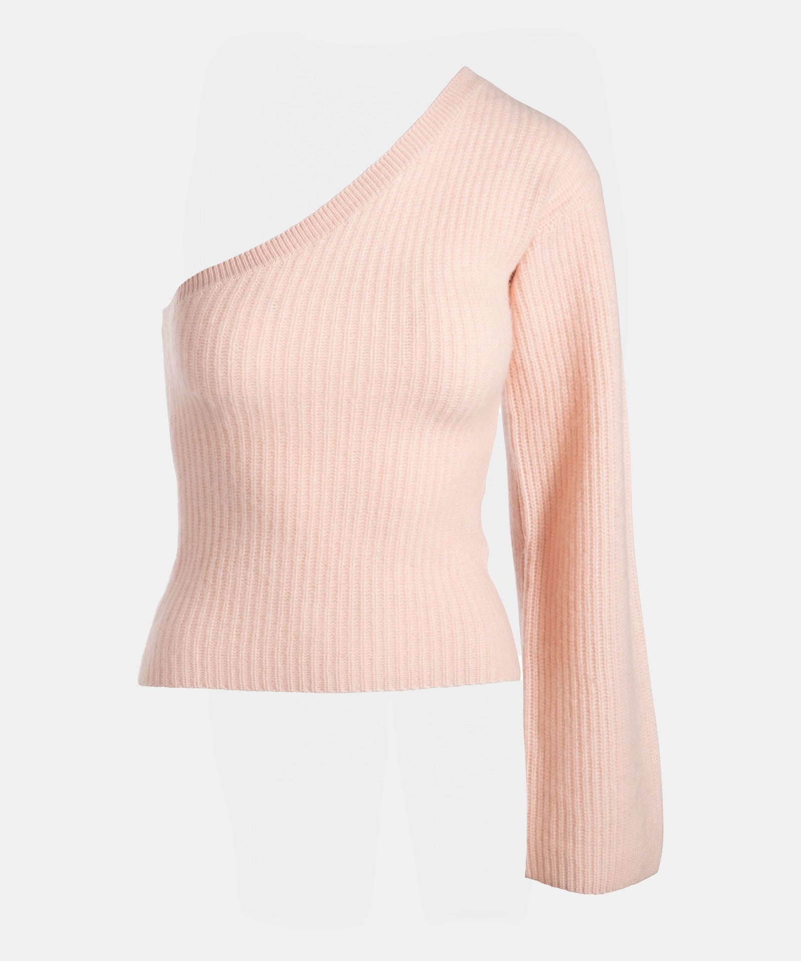 Cashmere Ribbed Asymmetrical Top – NAADAM
