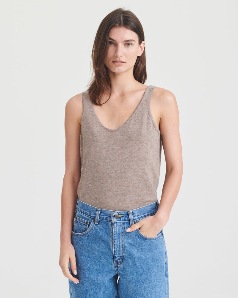 Cashmere sleeveless top hotsell