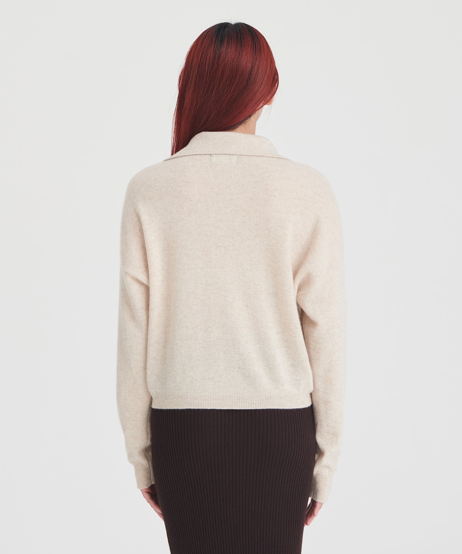 Signature Cashmere Polo Sweater – NAADAM