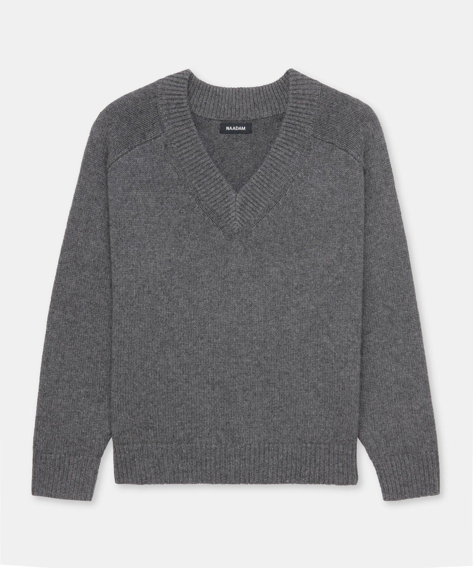 Super Luxe Cashmere V-Neck Sweater – NAADAM