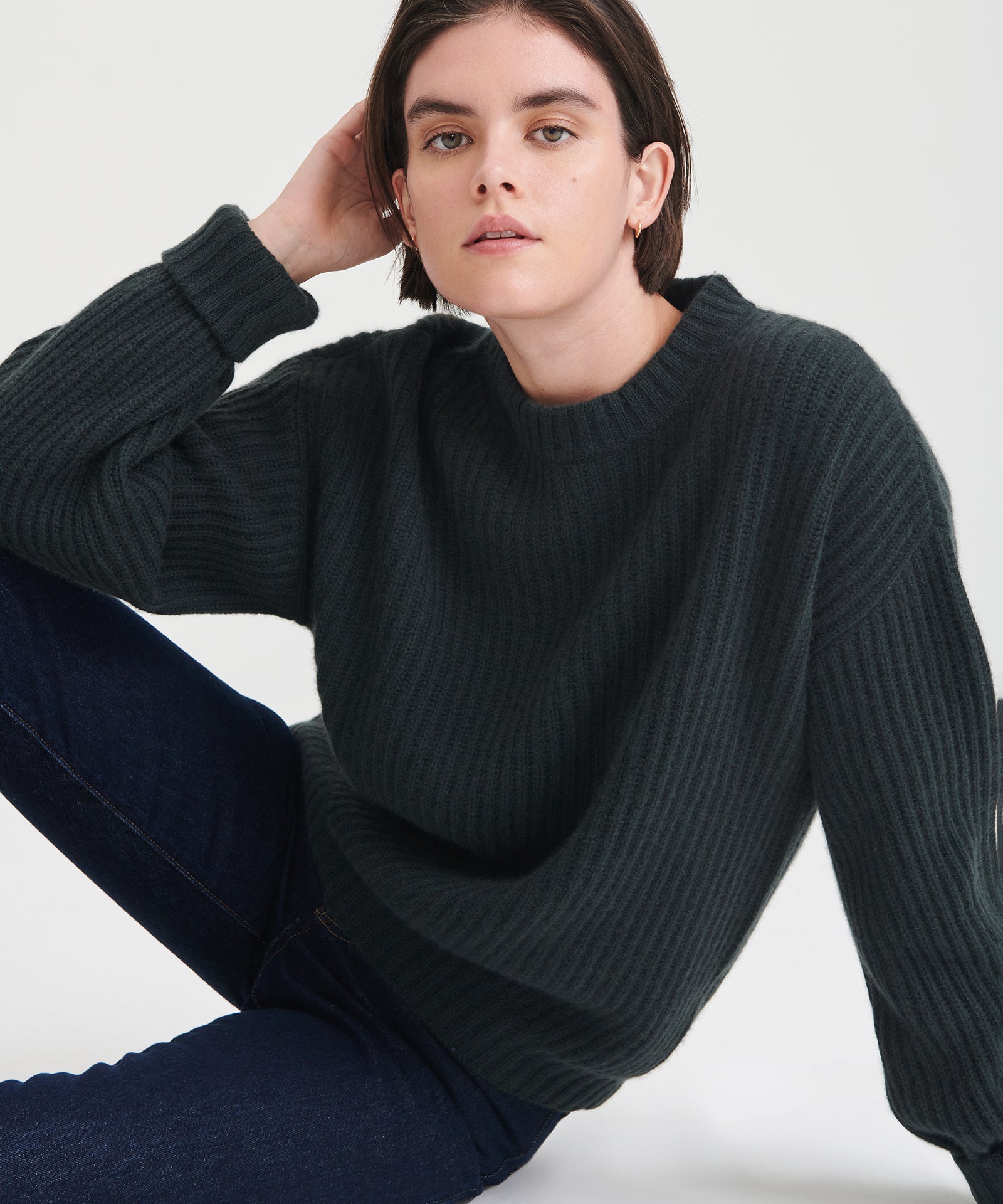Super Luxe Cashmere Fisherman Sweater – NAADAM