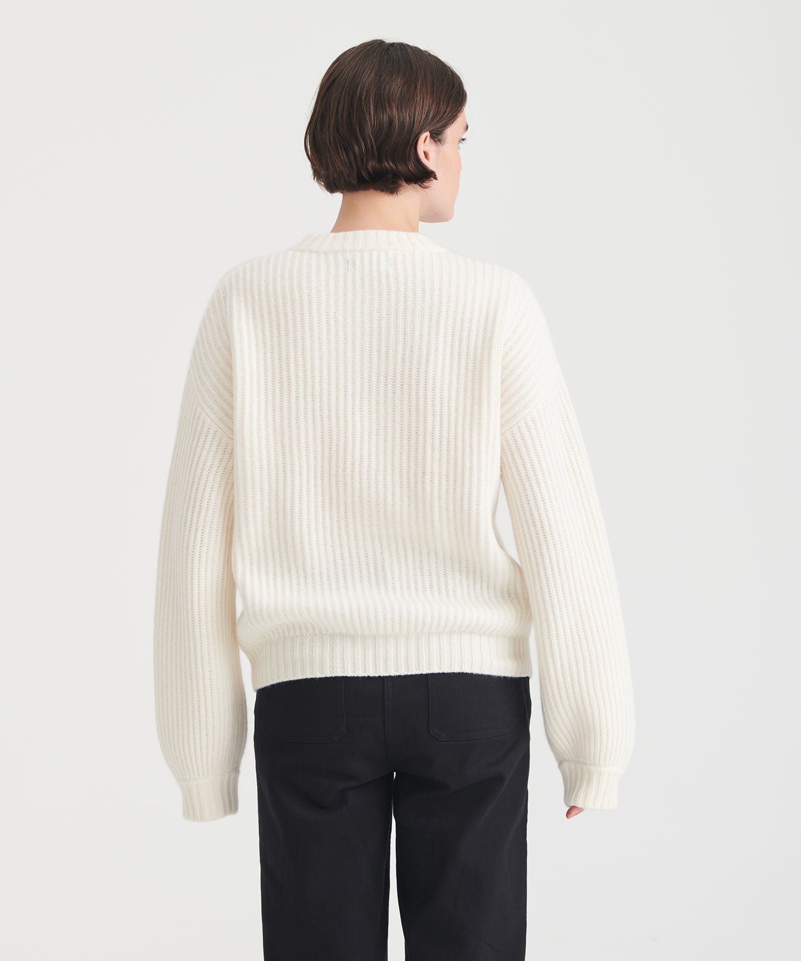 新品未使用　maison de Dolce. puffy knit/white Delčia: Off-White Cotton Sweater – The Knotty Ones