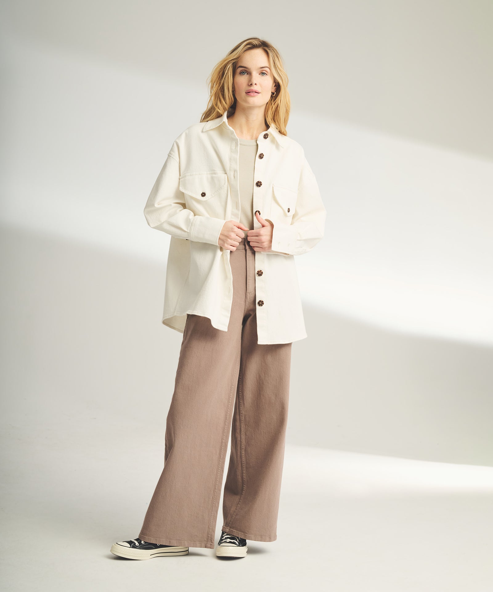 Soft Denim Oversized Jacket – NAADAM