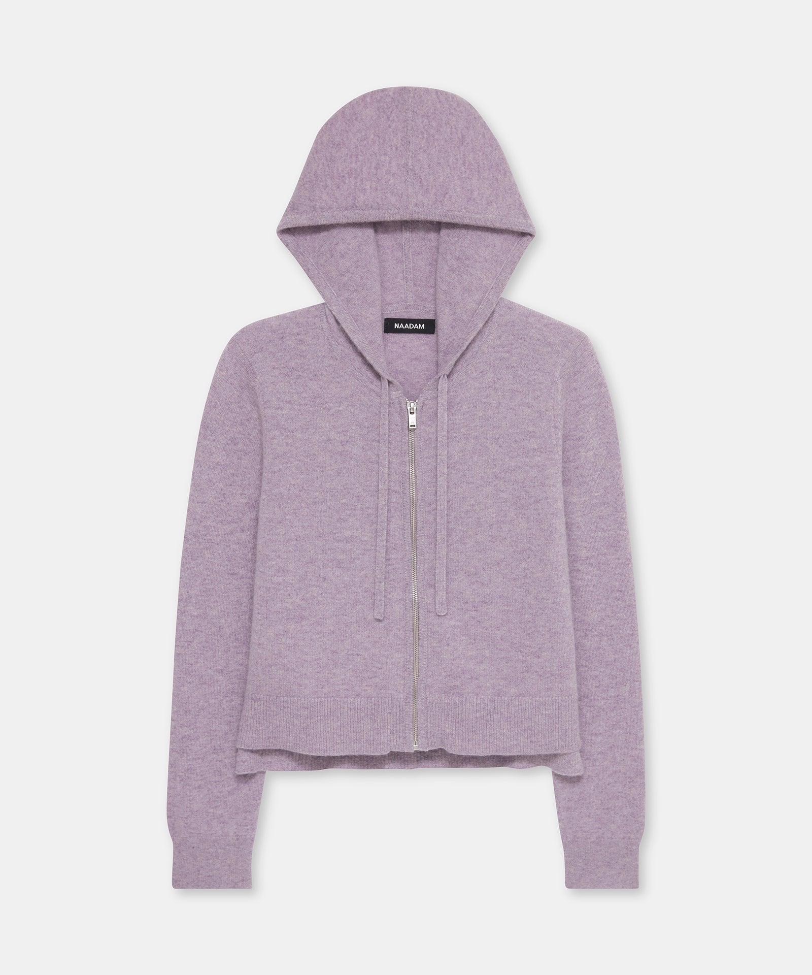 Signature Cashmere Cropped Zip Up Hoodie – NAADAM