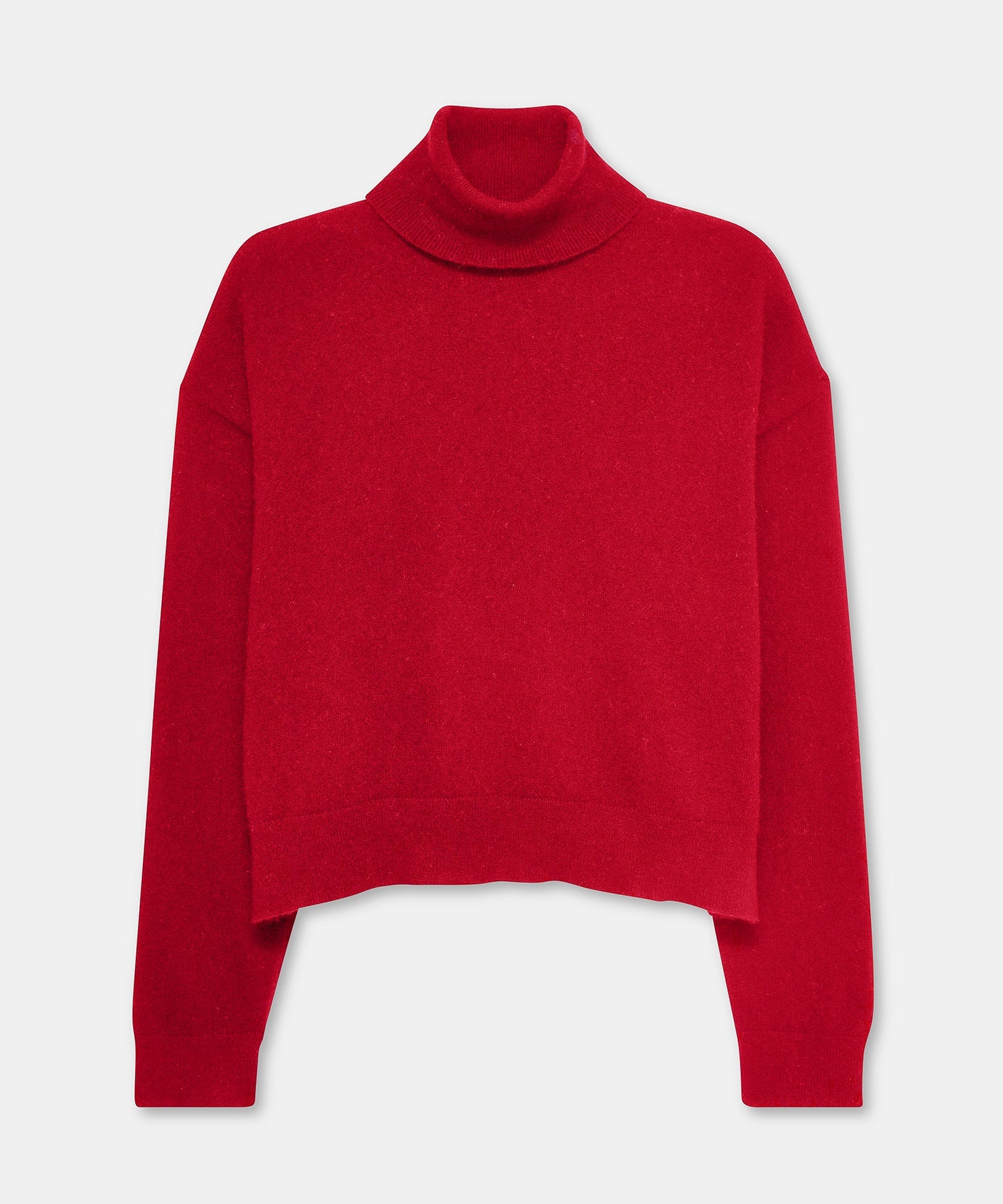 Signature Cashmere Boxy Turtleneck Sweater – NAADAM
