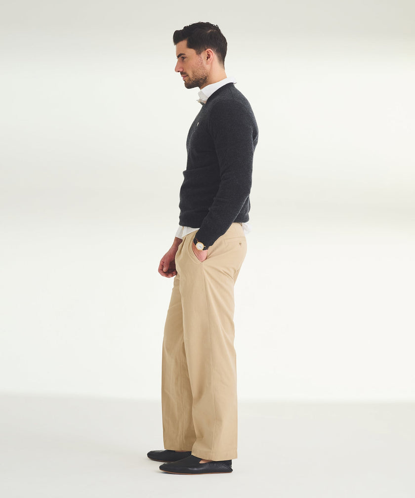 Men&#39;s Embroidered Martini Cashmere Sweater