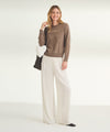 Women's Embroidered Los Angeles Cashmere Sweater