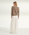 Women's Embroidered Los Angeles Cashmere Sweater