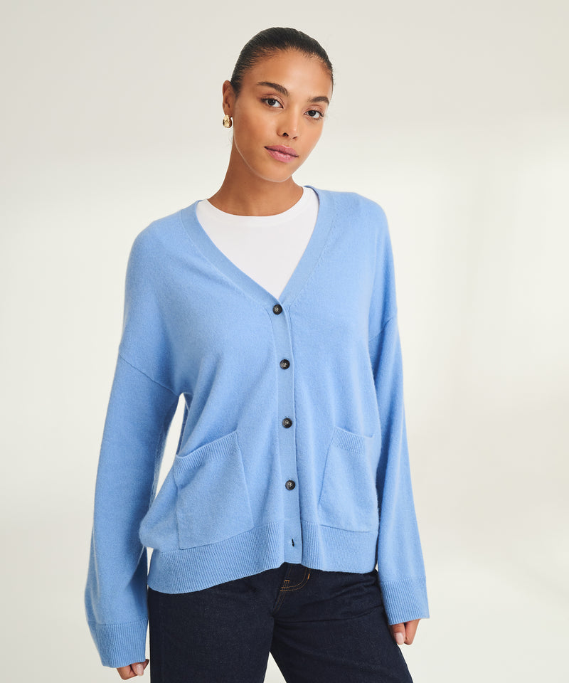 Signature Cashmere Boxy Cardigan – NAADAM