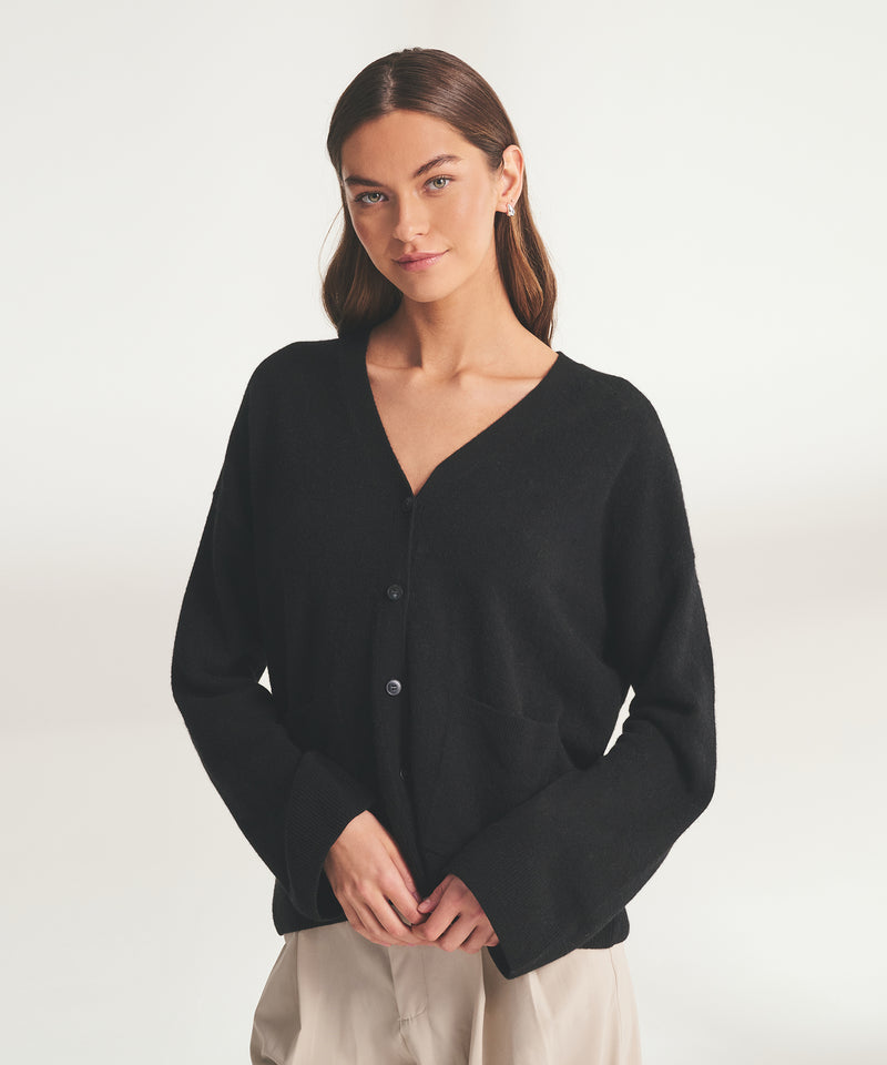 Signature Cashmere Boxy Cardigan – NAADAM