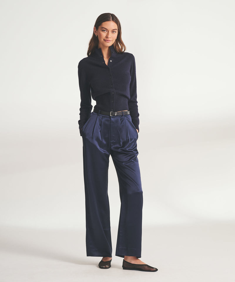 Signature Cashmere Cinched Waist Cardigan – NAADAM