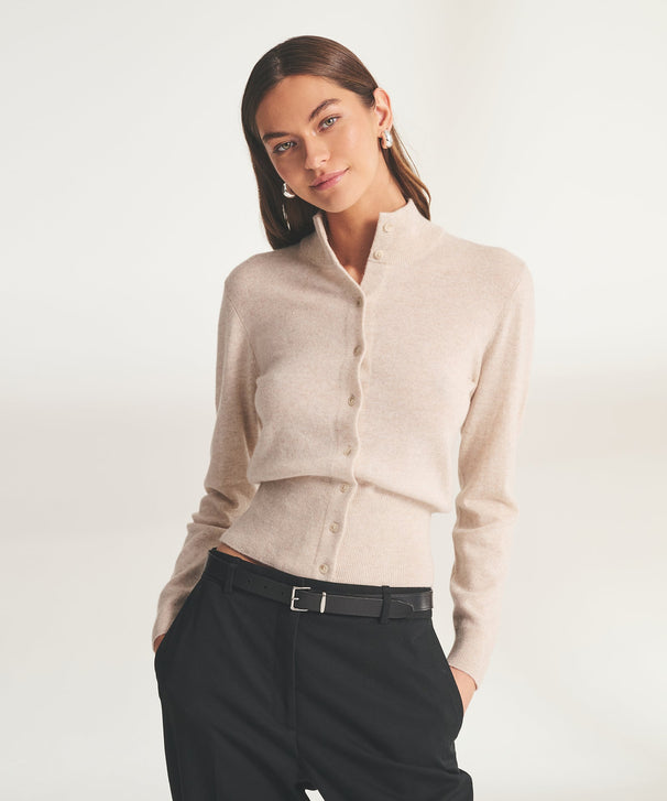 Signature Cashmere Cinched Waist Cardigan