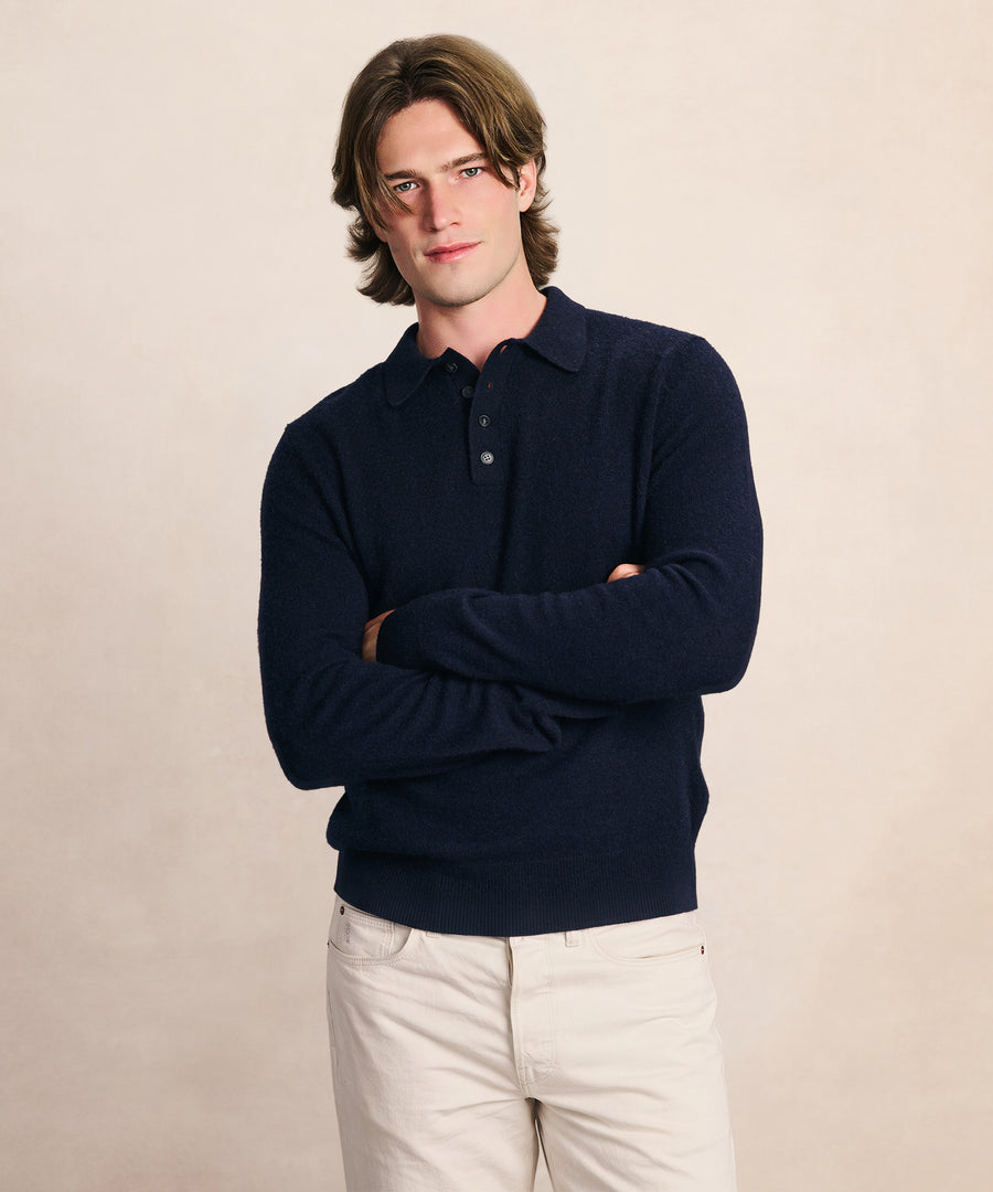 Lightweight Cashmere Polo