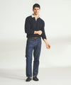 Signature Cashmere Long Sleeve Polo with Contrast Collar