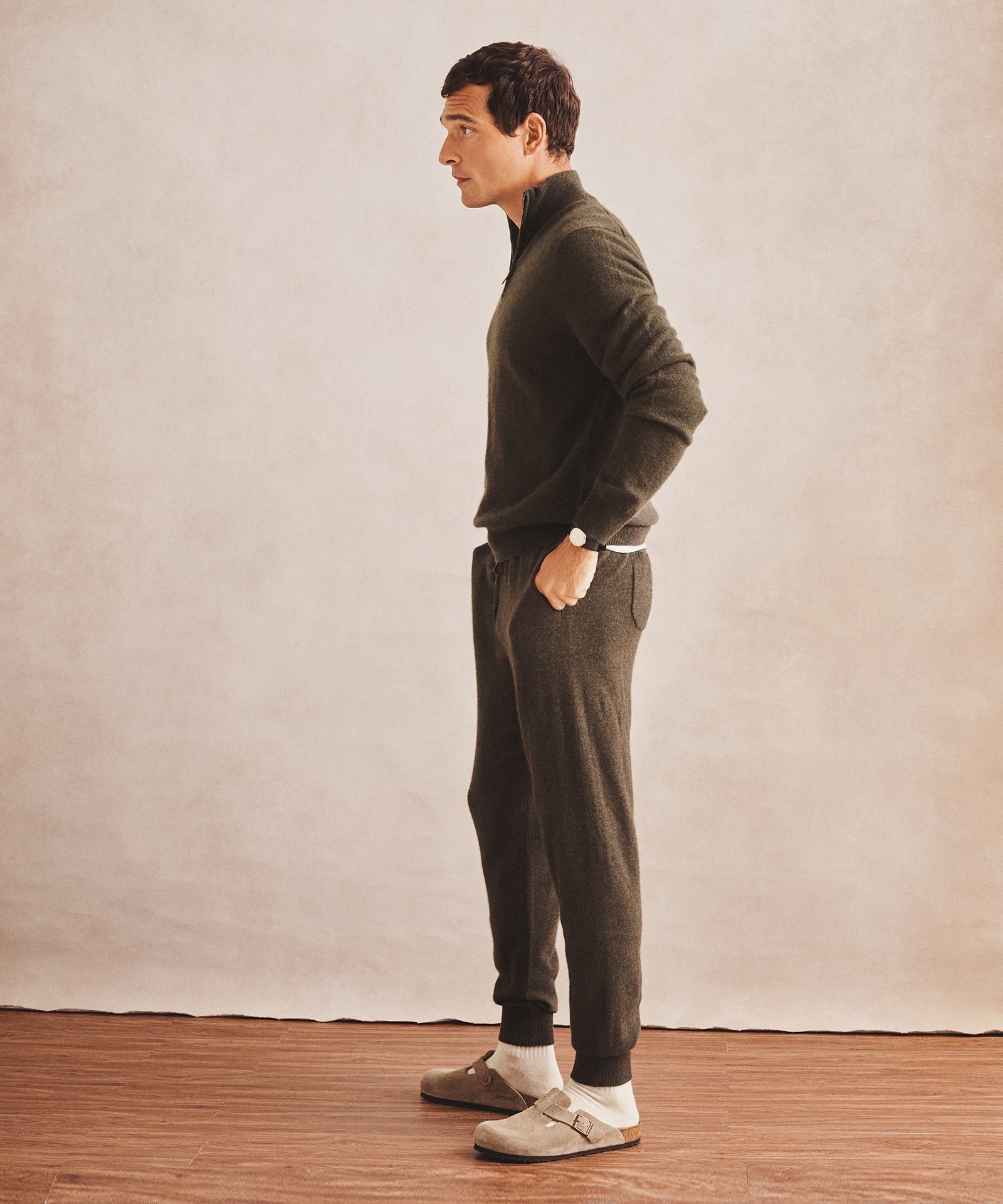 トレーナー(132422) Signature Cashmere Quarter Zip – NAADAM