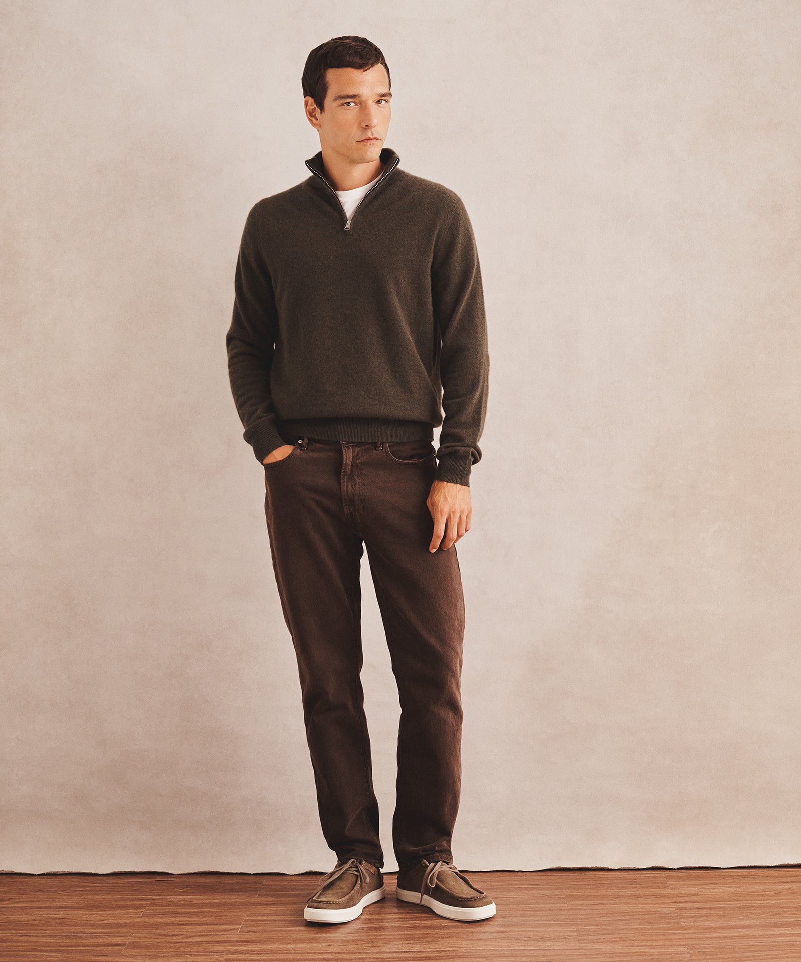 Signature Cashmere Quarter Zip – NAADAM