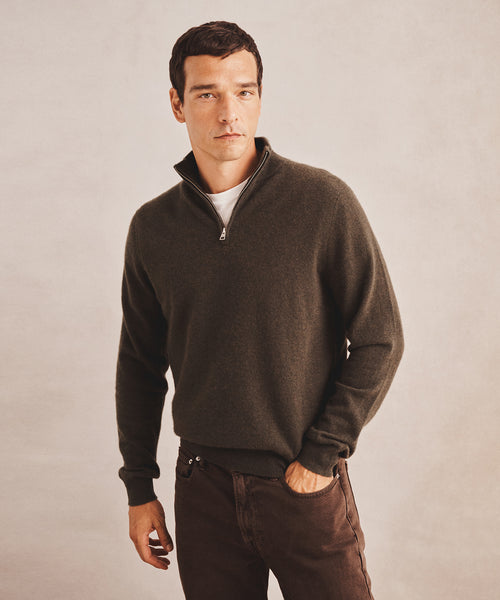 Signature Cashmere Quarter Zip – NAADAM