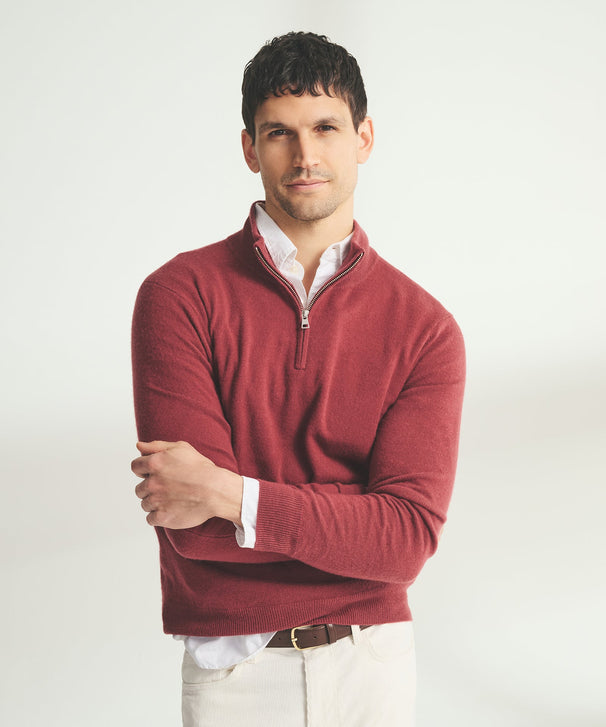 Signature Cashmere Quarter Zip