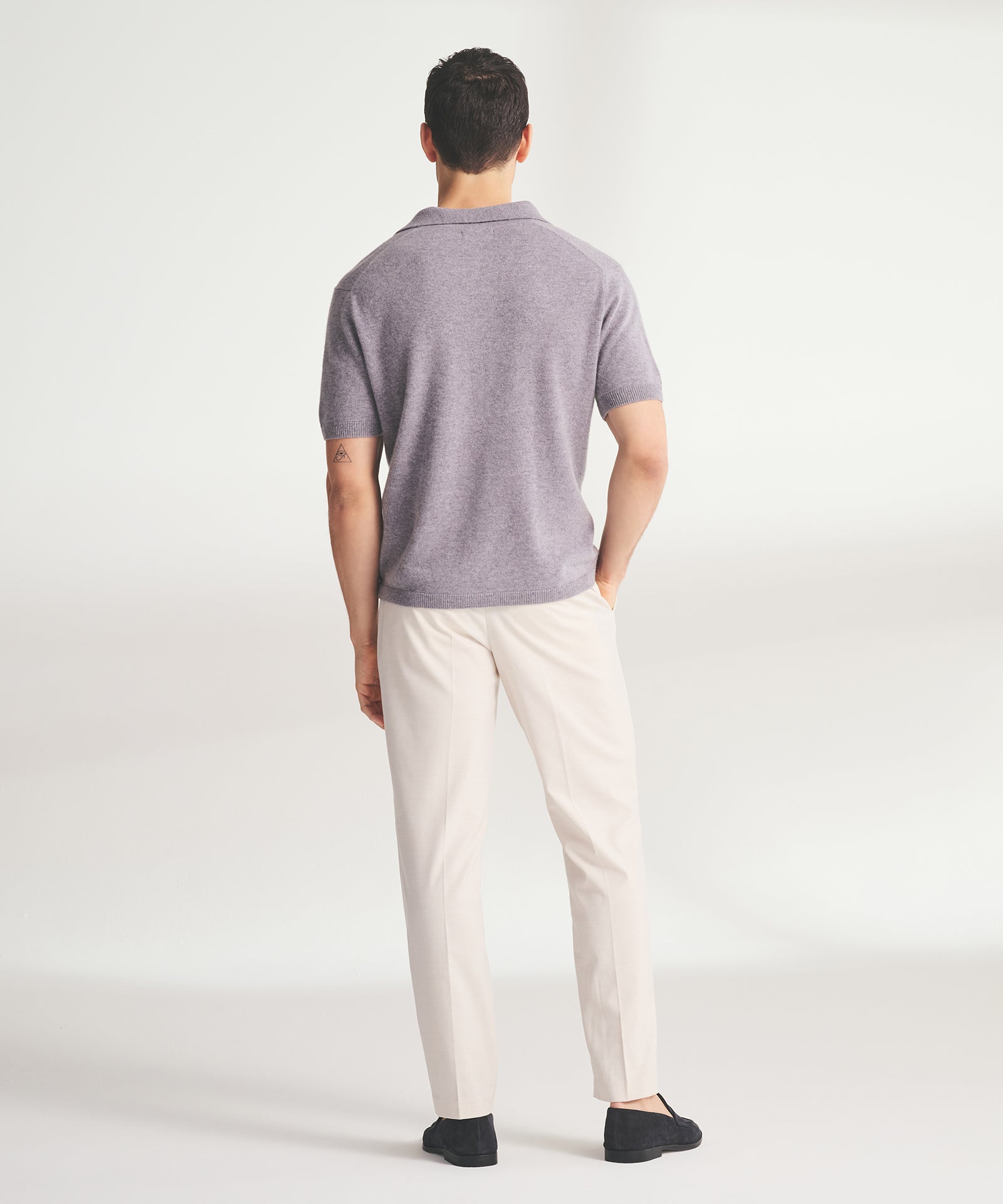 トップス cash & barba Mongorian Cashmere setup Elise Button-Detail Cashmere Sweater | Garnet Hill