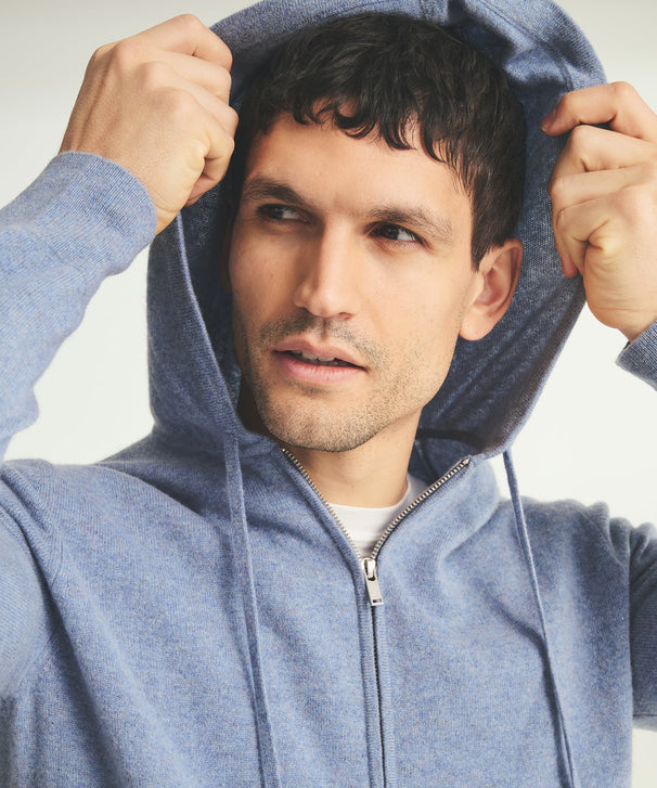 Signature Cashmere Zip Hoodie