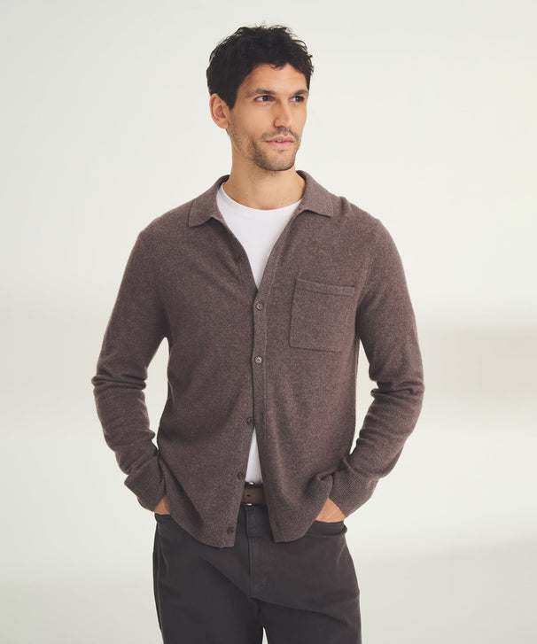 Signature Cashmere Button Down