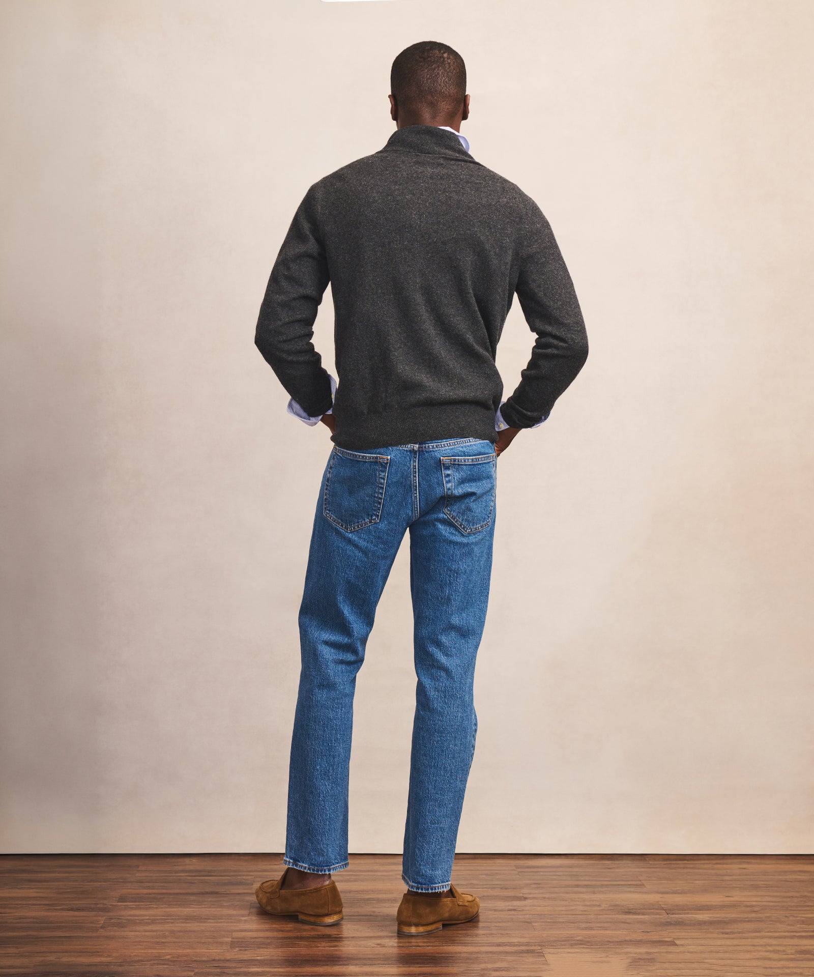 Signature Cashmere Full Zip Sweater – NAADAM