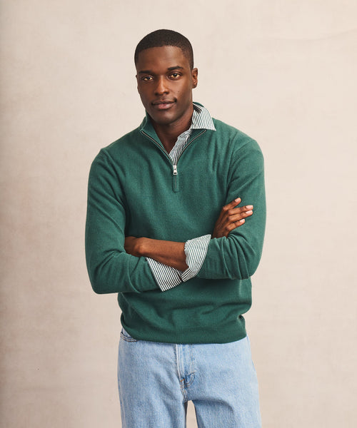 Signature Cashmere Quarter Zip – NAADAM