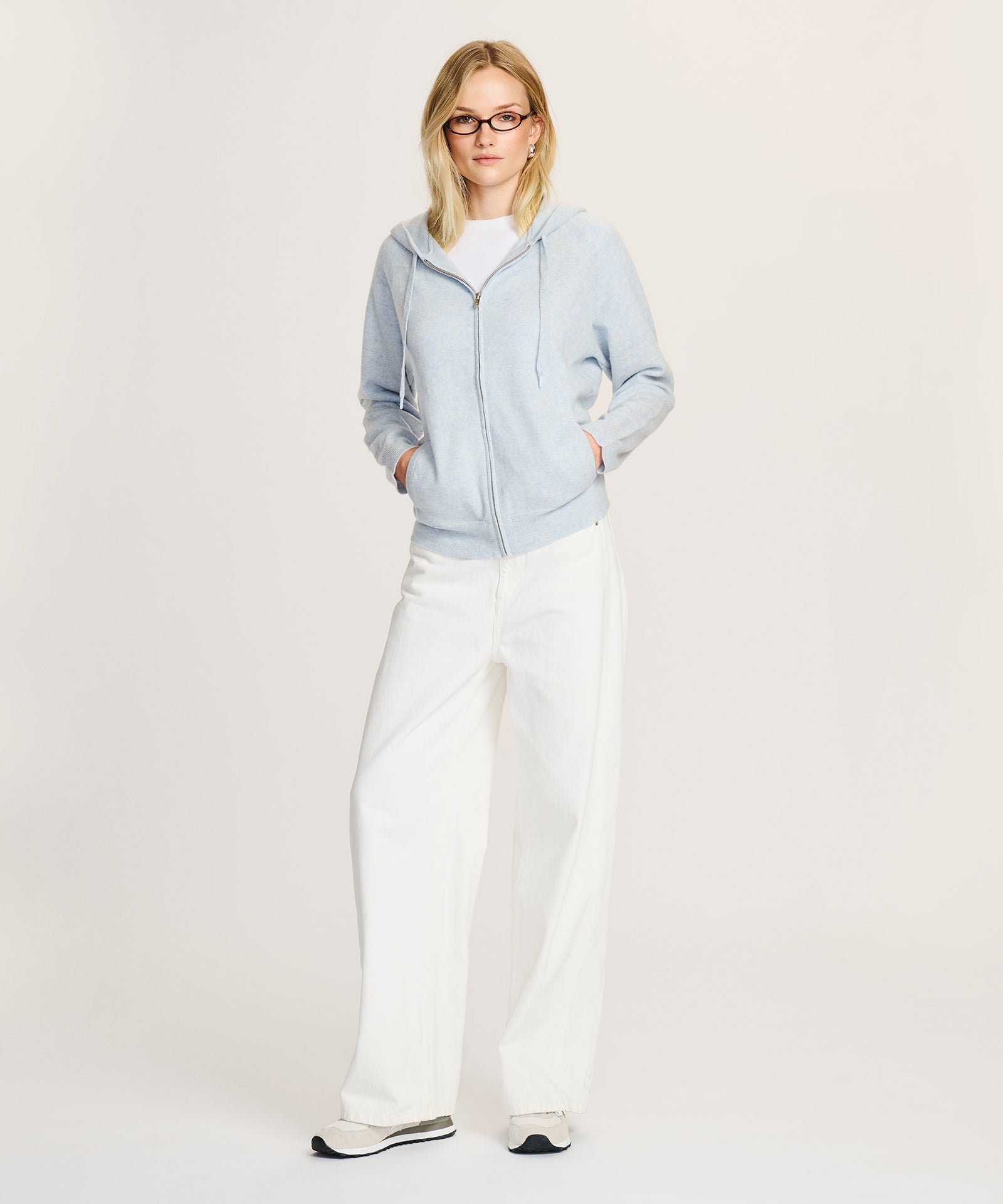 Signature Cashmere Zip Up Hoodie – NAADAM