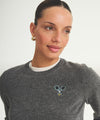 Women's Embroidered Tennis Cashmere Sweater