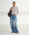 Women's Embroidered Tulips Cashmere Sweater