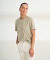 Women's Embroidered Flowers Boxy Tee