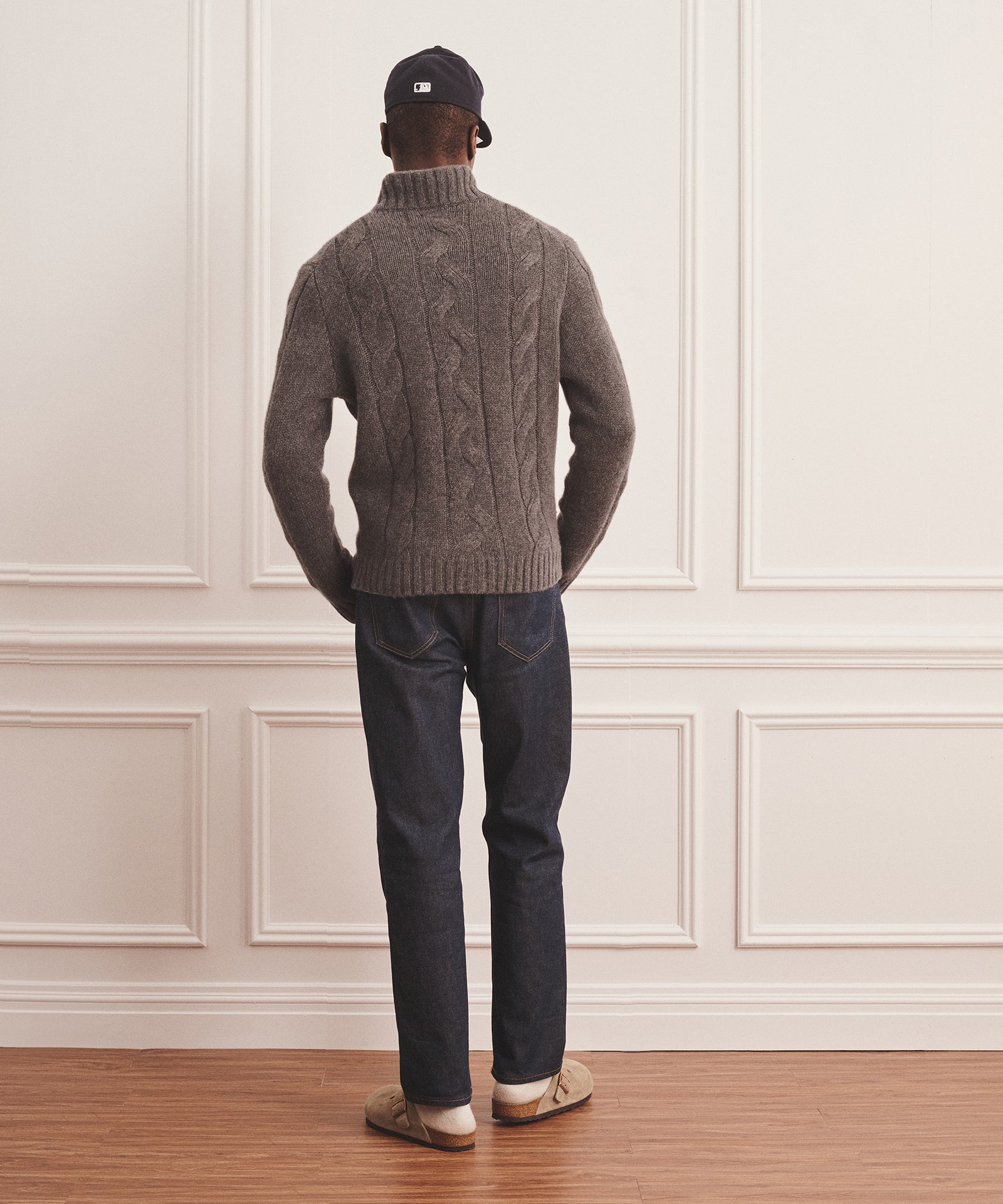 Super Luxe Cashmere Cable Full Zip Sweater – NAADAM