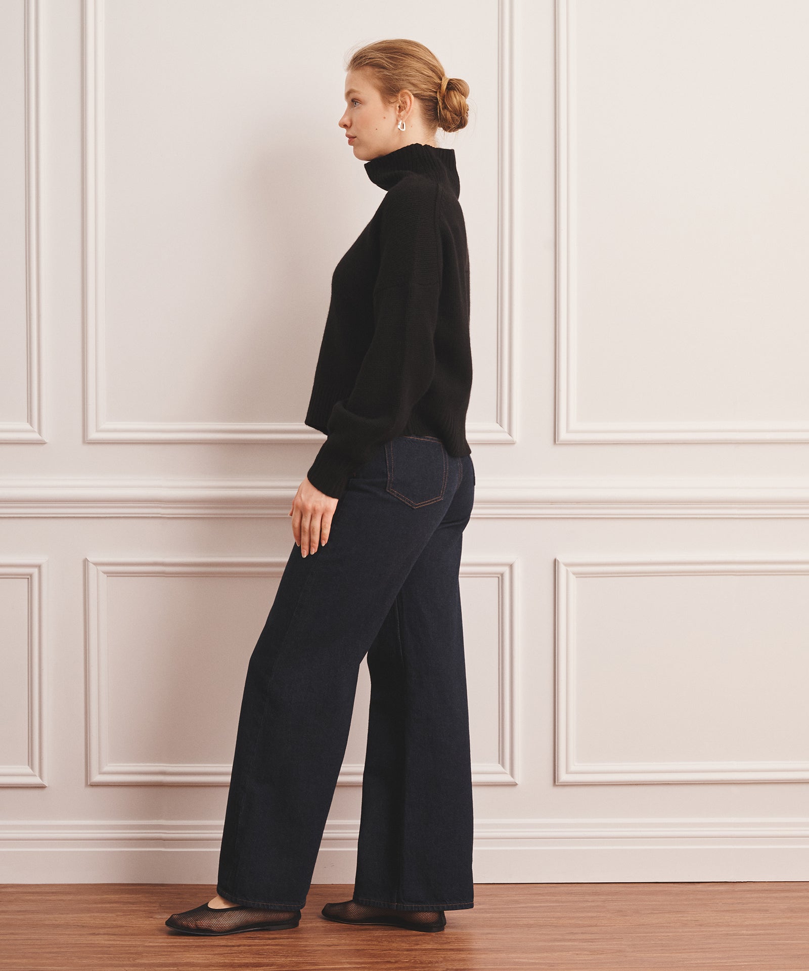 Luxe Cashmere Oversized Turtleneck – NAADAM