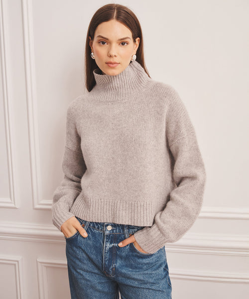 Luxe Cashmere Oversized Turtleneck – NAADAM