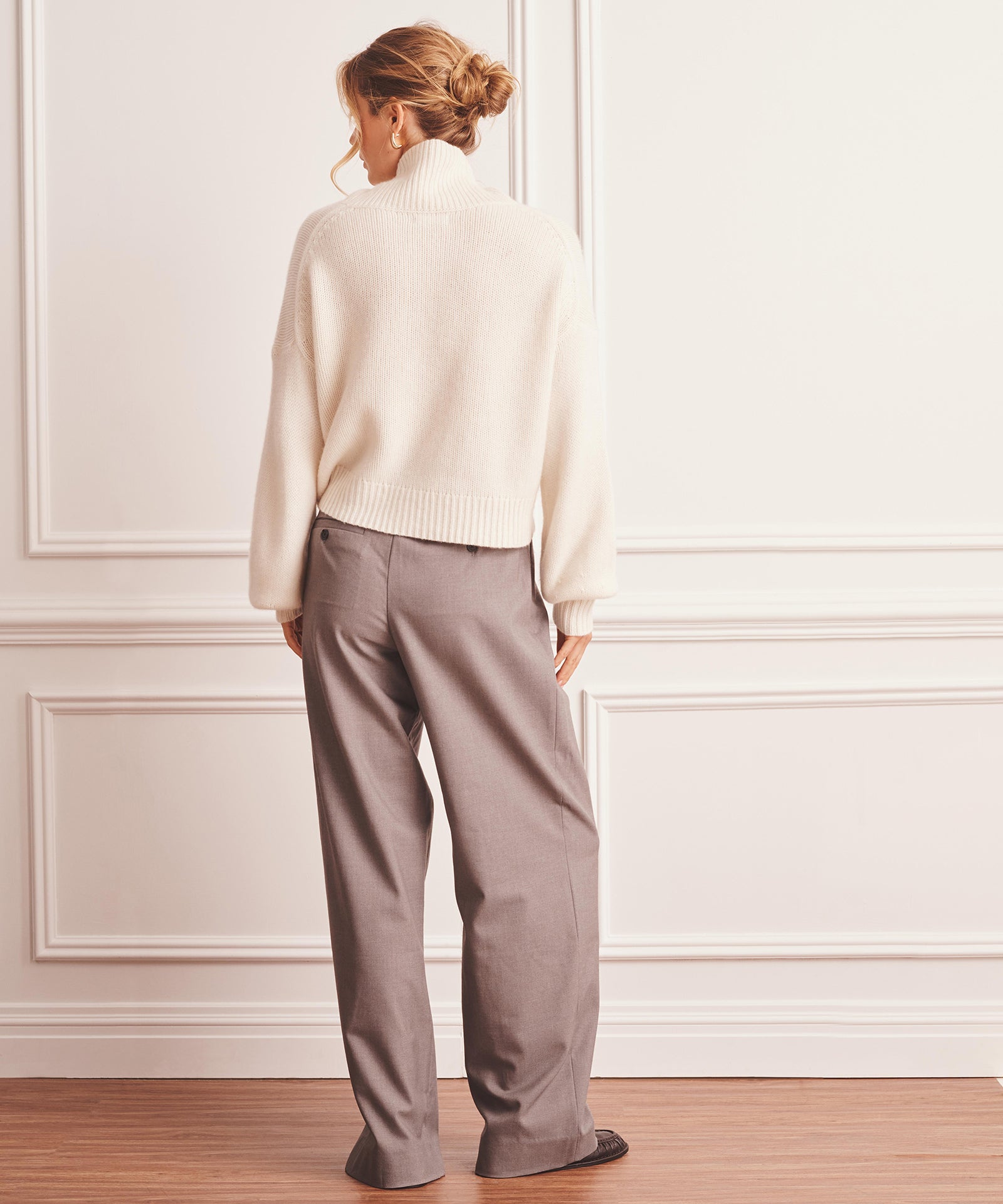 Luxe Cashmere Oversized Turtleneck – NAADAM