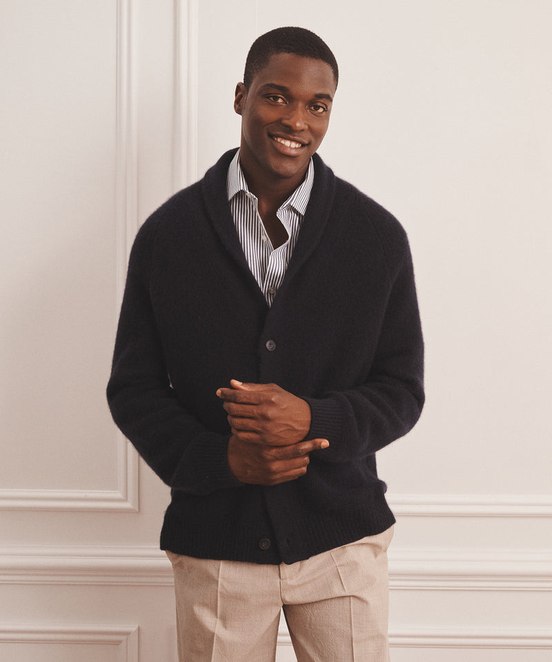 Super Luxe Cashmere Shawl Collared Cardigan – NAADAM