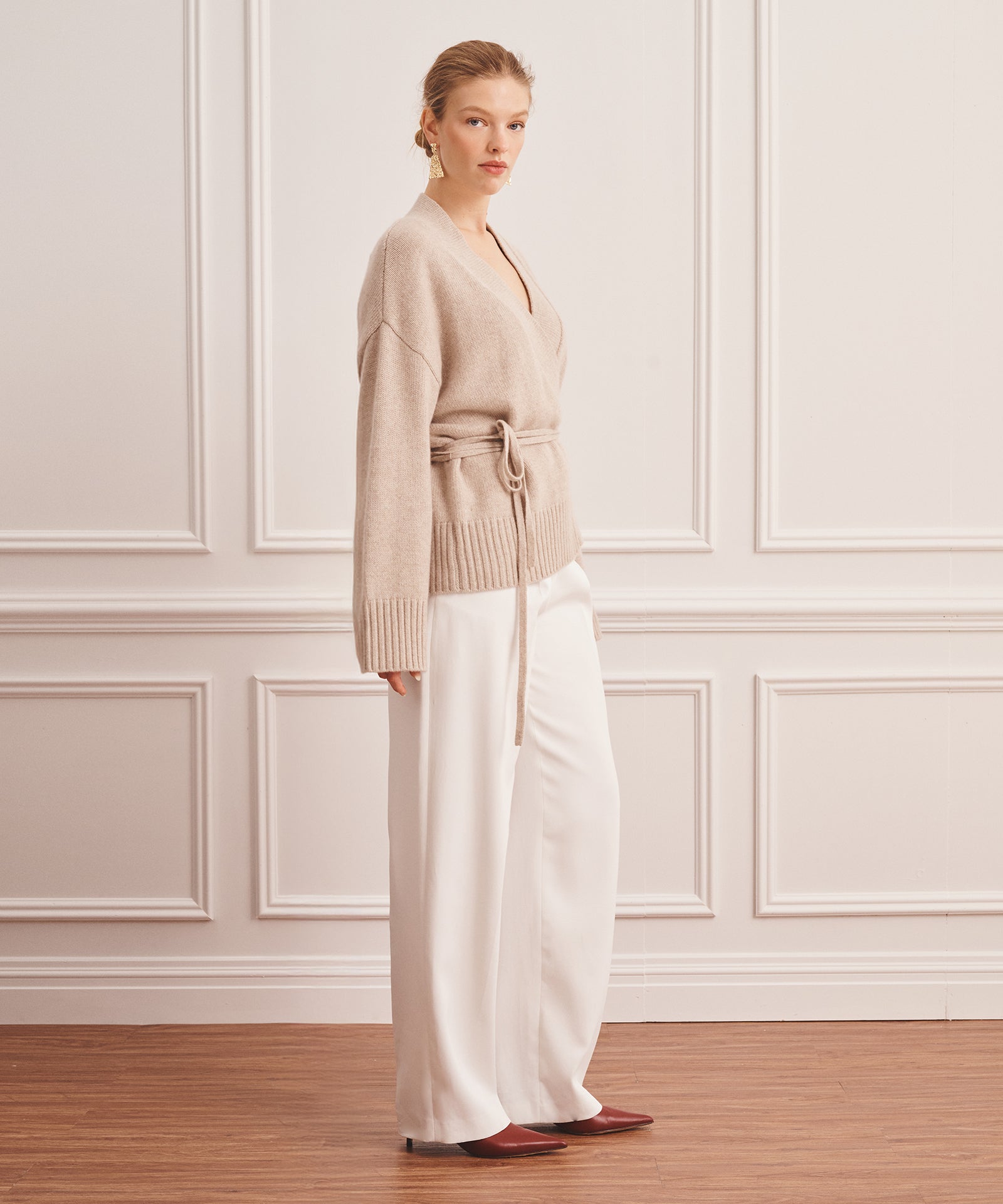 Super Luxe Cashmere Tie Waist Cardigan – NAADAM