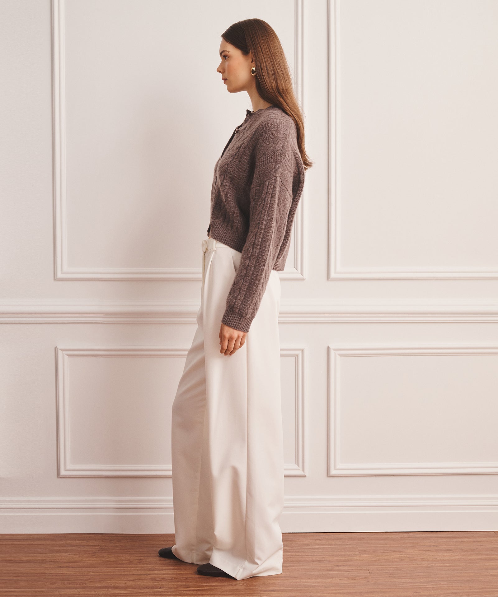 Super Luxe Cashmino Cable Cardigan – NAADAM