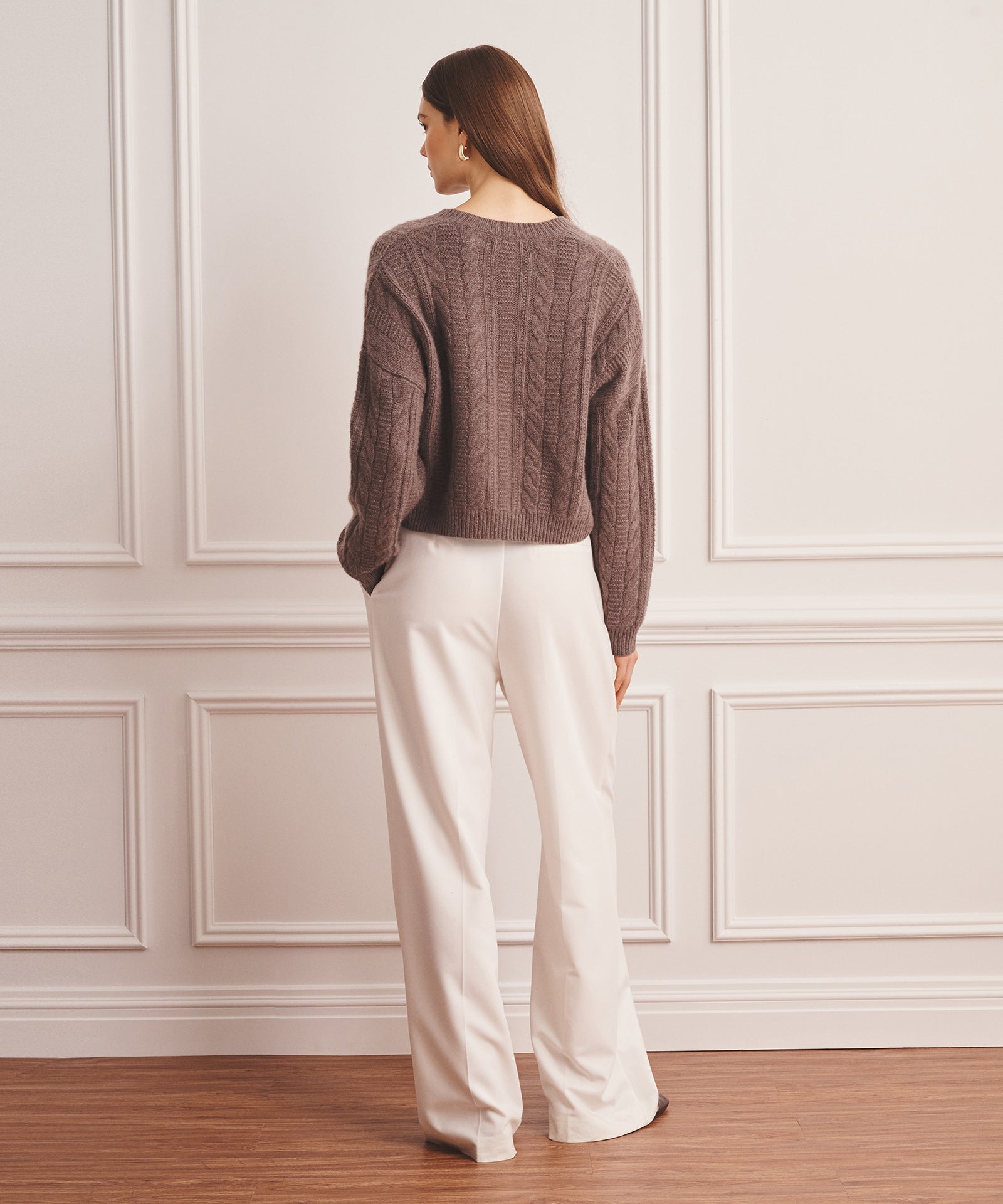 Super Luxe Cashmino Cable Cardigan – NAADAM